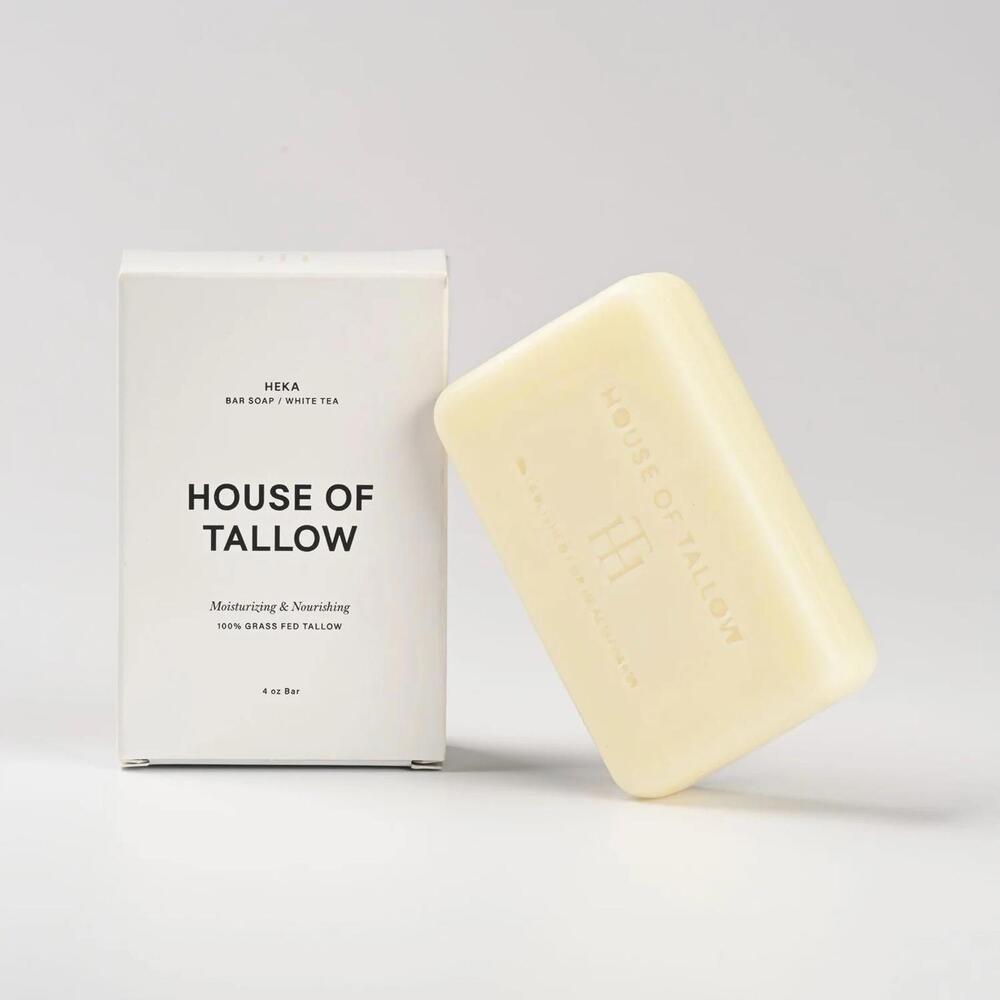 House of Tallow Heka (White Tea) 100% Grass Fed Tallow Moisturizing Bar Soap